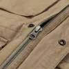 Men's Jackets Spring Vintage Fap-Pocket Safari Jacket Men Oversize Military Field M-65 Jackets Plus Size Outdoor Coats 230329