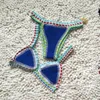 Women's Swimwear Micro Bikini Women Handmade Crochet Halter Patchwork Bathing Suit Swimsuit Biquini Thong Trajes De Banos