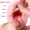 Massager Sex Toy Masturbator Aircraft Cup Men Simulated Tongue Masturbation Appliance Men's Oral Products Double Channel Invertered Film Fun