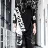 Męskie dresy męskie garnitury sportowe młodzieżowe swobodne mężczyzn Zestaw odzieży luźne duże koszulki dresowe marka koreańska trend hip-hop dwa elementy setki W0328