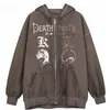 Damen Hoodies Sweatshirts Zipper Hoodie Death Note kawaii Direktverkauf Harajuku y2k Jacke undefined Kpop Langarm Kleidung Damen Jack 230329