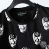 Pleinxplein Design Men's T-shirt Designer Slim Fit PP T-shirt Summer Rhinestone Round Neck Plein Shirt Skulls Streetwear Black M-XXXL 779 Färg