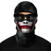 Halloween imprezowy czaszka pełna twarz Maska Summer Sport Balaclava Magic Scalit Outdoor Ski Cycling Mask Szyja Miłtorz maska ​​chmurana ochronadek E0403