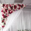 Decorative Flowers & Wreaths March Design 2 Pcs / Lot 1.2M X1.2M Fantastic Flower Backdrop Wall Wedding Event Party DecorationDecorative