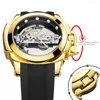 Orologi da polso Orologi da uomo alla moda SWISH Top Tourbillon Orologio meccanico automatico impermeabile Sport luminoso