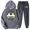 Jogging Vêtements Hommes Yip Appa Avatar The Last Airbender Set Casual Hommes Polaire Hoodies Pantalon Deux Pièces Survêtement Trendy Sportswear