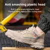 Chaussures habillées Isolation 6KV Sécurité Hommes Antismash Respirant Électricien Soudage Bottes De Travail Embout En Acier Anti-crevaison Chaussures Pour Hommes 230329
