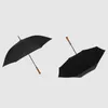 Umbrellas Wooden Handle Big Umbrella Men Business Long Rain Windproof Golf Travel Vintage Paraguas Outdoor Parasol