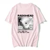 Mens Tshirts Radiohead T Shirt Rock Band Vintage Hip Hop Jag kommer att se dig i nästa liv unisex musik fans trycker män kvinnor tees kort ärm 230329