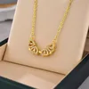 Designer wear new woman double necklace women's opening and closing zircon four-leaf clover fashion heart folding creative clavicle chain