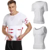 Moldeadores de cuerpo para hombres Camisa de compresión moldeadora para hombres Moldeador abdominal Funda para pérdida de peso abdominal Moldeador de senos para mujeres Sujetador ajustado Entrenador de cintura Fajas Top 230329