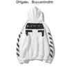 Offs Hoodies Hoodies Sweatshirts Men's Sweats Automne Brand Off Gilded Plastic and Women's Couple's Whiteoff T-shirts White 6GXGB16N