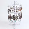 Jewelry Pouches 144 Holes 4 Tiers Round Rotatable Display Earring Women Stand Rack Jewellery Organizer Joyeros Organizador De Joyas#38