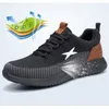 Chaussures habillées SUADEX Safety Work Men avec embout en acier Bottes de construction Baskets respirantes Chaussures 230329