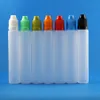 Parfumfles 30 ml 1oz PE Plastic eenhoorn pen vorm flessen kinderbewijs dop naald tips lot 100 sets