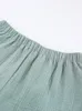 Damen-Nachtwäsche Hiloc 100% Baumwolle Damen-Polo-Nachtwäsche Damen-Abendkleid Einbrust-Nachtwäsche-Set Shorts Einfarbige Nachtwäsche mit Taschen 230329