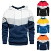 Men's Hoodies Sweatshirts Panel Sweter Bulu Domba Pria Hoodie Jaket Olahraga Kasual 230328