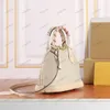 2023SS Borsa a tracolla Alma Bb Damier Azur N40472 Con stampa nautica di corde e catena Borsa nuova primavera Donna Luxurys Designer Borse Totes Purses