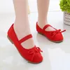 Sneakers Child Kids Girls Bow Knot Princess Shoes Chaussure Fille Bottom Soft Bottom 3 4 5 6 7 8 9 10 11 12 15year Old 230329