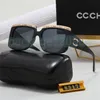Designersolglasögon Mode Gyllene Svarta Klassiska Glasögon 8317 Goggle Outdoor Beach Solglasögon För Man Kvinna 6 Färg Valfri Triangulär Signatur med Box