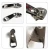 New Magnetic Zipper Bottle Can Openers Refrigerator Sticker Creative Buckle Bottle Opener Wine Accessories For Beer