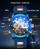 Relojes de pulsera 2023 STRYVE Multifunción LED Reloj deportivo digital Hombres Analógico 50M Cronógrafo impermeable Relogio con caja de regalo