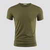 T-shirt da uomo T-shirt da uomo Colore puro Colletto a V Maniche corte T-shirt da uomo T-shirt da uomo Collant nero T-shirt da uomo Fitness per abiti maschili TDX01 230328