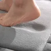 Alfombra Inyahome, alfombra de baño de espuma viscoelástica, alfombra de baño de felpa supersuave, alfombra absorbente antideslizante a máquina, alfombrilla lavable para habitación 230329