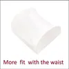 Pillow /Decorative PEIDUO Office Car Memory Foam Set Spine Coccyx Protect Chair Seat Sofa Back Waist Mat Grid