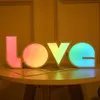 LOVE letter light box Novità Articoli Romantico San Valentino baule da camera Lampada da regalo decorativa a LED per la luce notturna