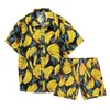 Tute da uomo New Hot Beach Set camicia e pantaloncini da uomo W0328