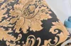 Embossed 3d Wallpaper Gold and black Wall Papers Home Decor Damask Europe pvc Wallpaper for Walls in Rolls Living Room
