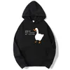 Men's Hoodies Sweatshirts Hoodies Men Autumn Winter Sudadera Hombre Peace Was Never An Option Goose Hoodie Unisex Hooded For Men Women Sweatshirts 230329