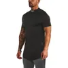 T-shirts pour hommes Hommes Mode Chemise Bodybuilding Entraînement Polyester Fitness Tee Tops