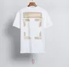 Off White T-Shirt Herren Damen Designersoff T-Shirts Lose T-Shirts Tops Mann Freizeithemd Luxurys Kleidung Streetwear Shorts Ärmel Polos T-Shirts Marke Off White 981