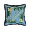 Marque Design rétro Style taie d'oreiller en soie 2023 nouveau chaud canapé jeter oreiller chaise voiture housse de coussin décoration de la maison mode oreiller