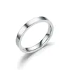 Clusterringen 2 mm 4 mm 6 mm dunne stapelbare ring mode roosgoud zilveren kleur roestvrij staal paar bruiloft voor mannen vrouwen
