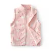 Gilet gilet pour enfants en toison chaude gilet pour enfants pour bébé gilets pour tout-petit gilet girls manteau manteau veste sans manches