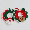 Colliers pour chiens XWQ Collier pour animaux de compagnie Père Noël Elk Pattern Holiday Dress Up Skin Friendly Christmas Cat For Year