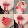 Läppglans 6 färg spegelfärgning fuktighetskräm flytande läppstift vattentät långvarig röd ton koreansk makeup kosmetik