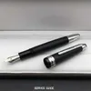 Seria luksusowa 149 jasny czarny srebrny klip M Nib Pen Penless Case