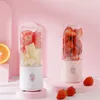 Bärbar mixer USB Electric Fruit Juicer Handhållen Smoothie Maker Blender Stirring Reding Rechargeble Mini Food Processor Juice Cup Kitchen Tools DHL