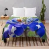 Blankets Throw Blanket Beautiful Purple Flowers for Couch Bed Sofa Bluebonnet Flannel King Queen Full Size Cozy Soft Warm Blanket Gifts 230329