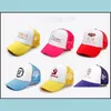 Chapeaux de fête Sublimation Trucker Hat Blank Mesh Adt Caps Pour L'impression De Sports Personnalisés En Plein Air Drop Delivery Home Garden Festive Supplies Dhwqj