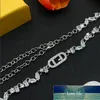 Classic Designer letter Pendant Necklaces Crystal Turquoise Necklace Women Jewerlry Accessories