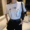 T shirt Designer bags For Womens Shirts Fashion With Letters Casual Summer Short Sleeve Tee Clothing crop top