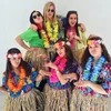 Other Event Party Supplies 36pcs Hawaiian Artificial Flower Leis Garland Necklace Hawaii Luau Summer Tropical Party Decoration Wedding Christmas Wreath 230329