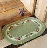 Halı oval banyo paspas çiçek tarzı banyo halı boyutu yatak odası balkon zemin halı banyo yan kapı 45 * 120cm 230329