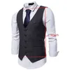 Erkek yelek moda takım elbise resmi elbise colete maskulino balıksırtı gilet fitness kolsuz ceket düğün yelek xxl 230329