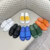 Designer Men Slippers MIAMI Flip-flops Pool Pillow Comfort Miami MULE Sandals Calfskin Slides Bom Dia Flat Mules Summer Beach Slipper